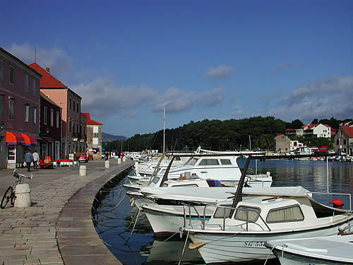 The waterfront at Stari Grad